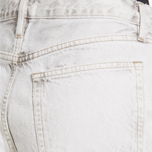 Frame Le Brigette High Waist Raw Hem Denim Shorts - Picture 4 of 16